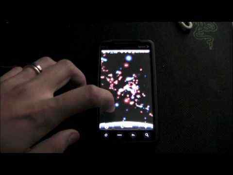Particle Storm Live Wallpaper screenshot 1