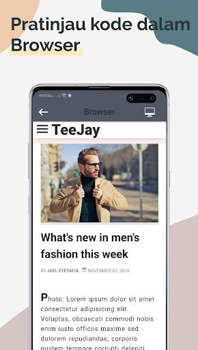 TrebEdit - Editor HTML Seluler screenshot 3