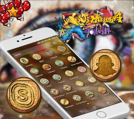 Street Graffiti Launcher Theme screenshot 3