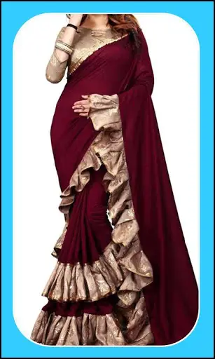 Women Fashion Ruffle Saree App Free screenshot 3