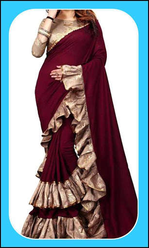 Women Fashion Ruffle Saree App Free screenshot 3