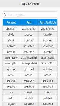 Regular Verbs screenshot 1