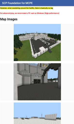 SCP Foundation Universe for Minecraft PE screenshot 3