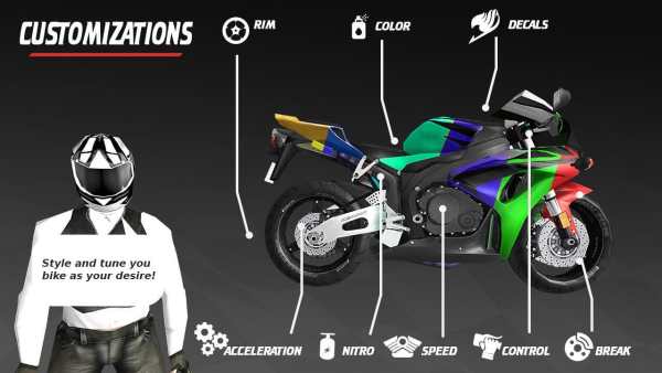 Drag Bike Racing: Shift Gear Edition screenshot 3