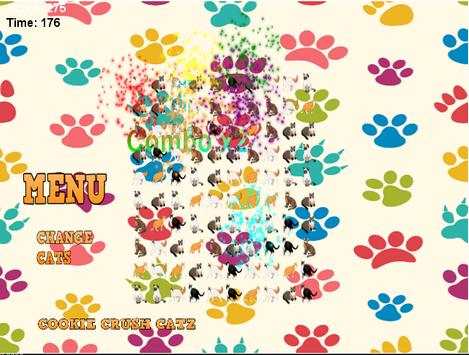 Cookie Smart Crush Cat screenshot 2
