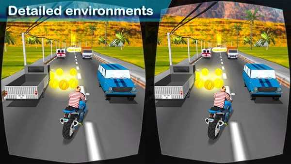 VR Motorbike Racing - Real feel VR games 2017 screenshot 3