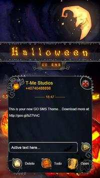 Scary Halloween SMS Theme screenshot 1
