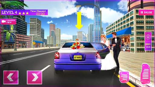 VIP Limo Service - Luxury Wedding Car Driving Sim screenshot 1