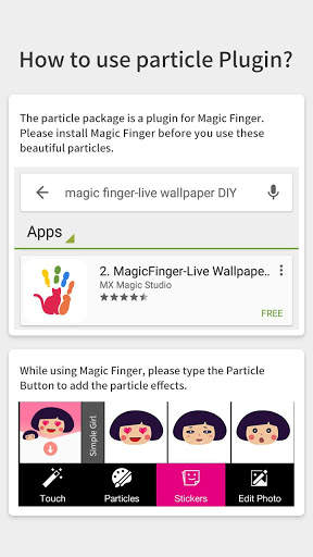 Mini Girl Magic Finger Plugin screenshot 2