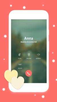 Cute Heart Dialer Contact Theme screenshot 5