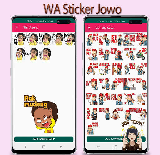 Kumpulan Stiker Jowo Lucu WAStickerApps Maker screenshot 8