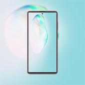 Note 10 Lite Wallpaper logo