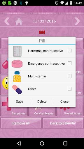 Woman Calendar(free) screenshot 6