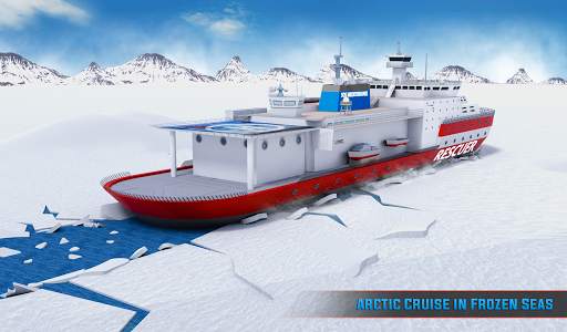 Arctic Ice Breaker Cruise Ship Driving Simulator screenshot 6