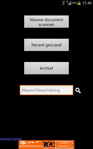 Document scanner screenshot 1
