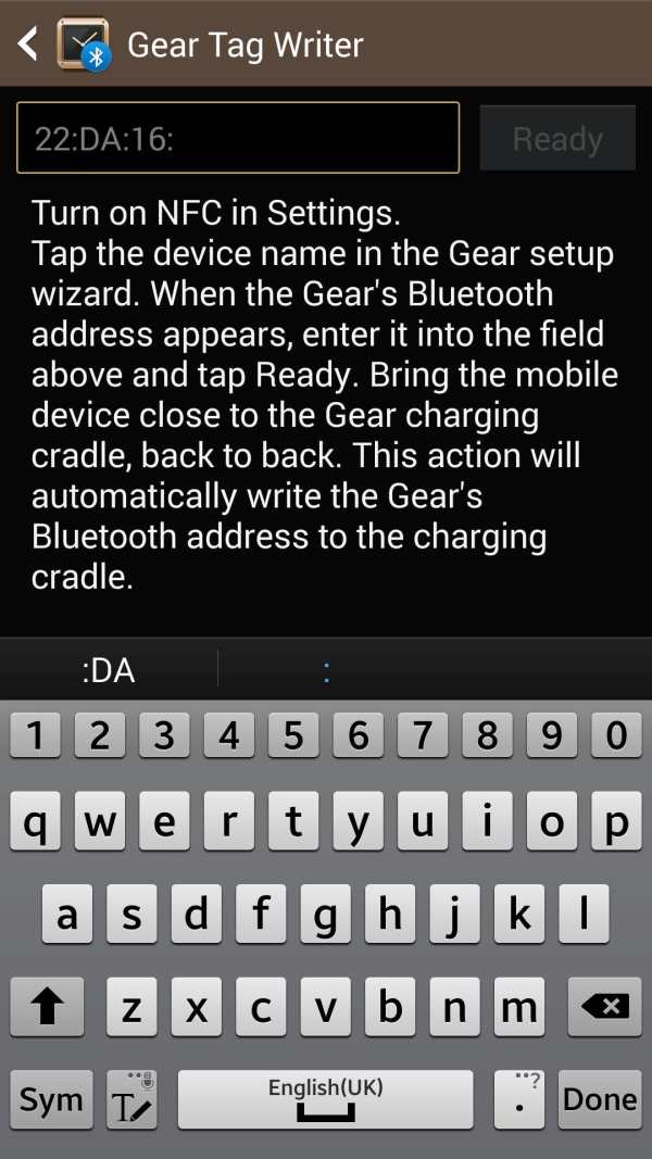 Samsung GALAXY NFC Tagwriter 3 تصوير الشاشة