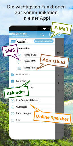 mail.ch Mail screenshot 1