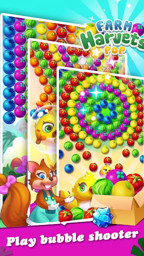 Farm Harvest pop- 2019 Puzzle Free Games 9 تصوير الشاشة