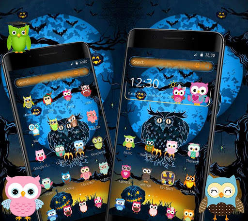 Halloween Night Owl Theme screenshot 1