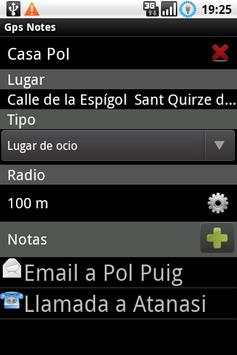 Gps Notes Lite screenshot 4