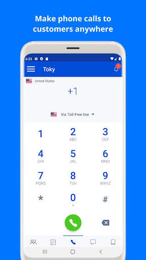 Toky: business phone system screenshot 1