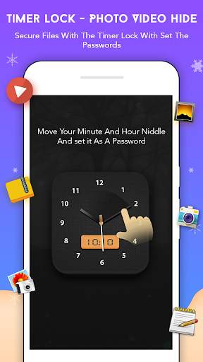 Timer Lock - Photo Video Hide Locker screenshot 2