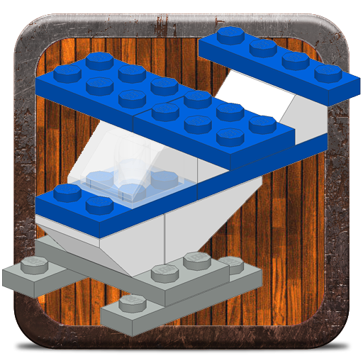 Mini figures with bricks icon
