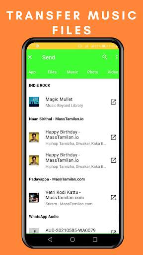 Mass File Transfer :- Share Music & All Files screenshot 3