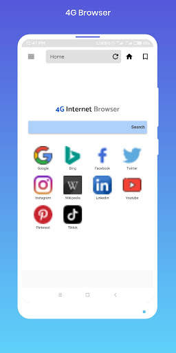 4G Browser - Super Fast screenshot 1