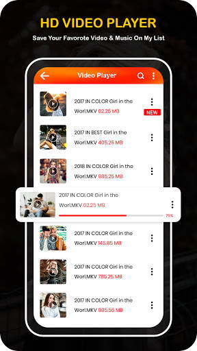 HD Video Player - HD Video Downloader App screenshot 1