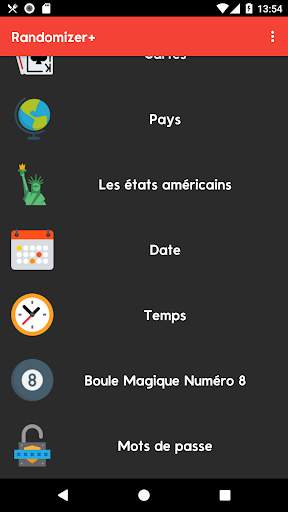 Randomizer  Générateur de choix aléatoire screenshot 2