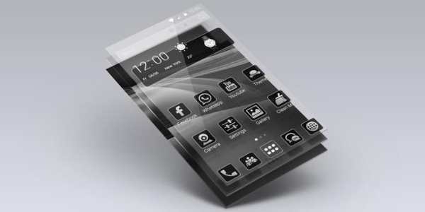 Black And Silver Theme screenshot 1