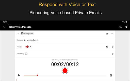 EPRIVO Private Email with Voice and Controls screenshot 12