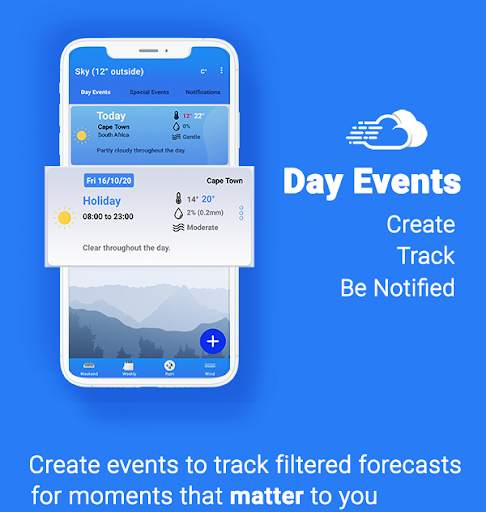 Sky Weatherman: Weather Notifications & Filters screenshot 3