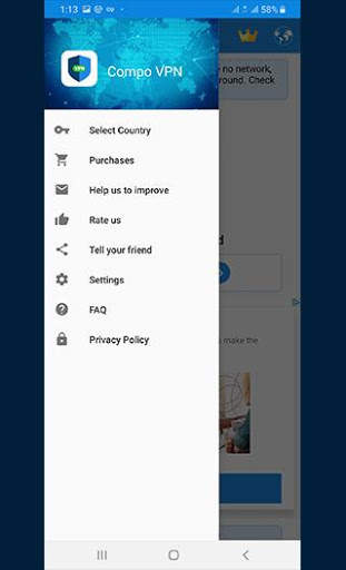 CompoVPN - Fast and Secured VPN screenshot 5