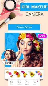 Girl Makeup Camera - Beauty Photo Editor 2018 screenshot 2