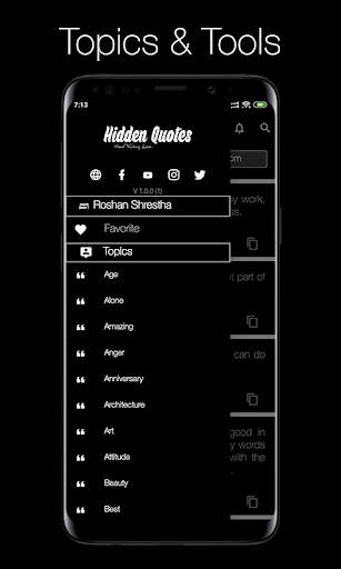 Hidden Quotes - Best Quotes and Status स्क्रीनशॉट 4