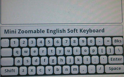 Mini English Keyboard & Pad स्क्रीनशॉट 1