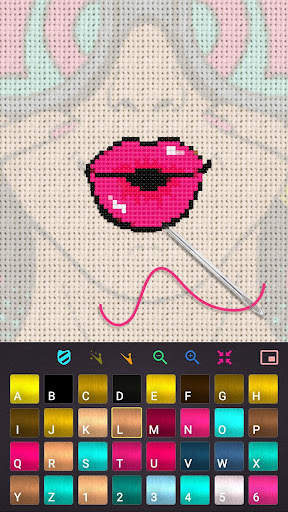 Cross Stitch: Color by Number 2 تصوير الشاشة