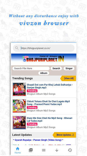 Vivzon Browser - Fast Video Downloader screenshot 5