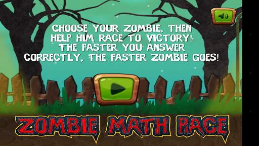 Zombie Math Race screenshot 1