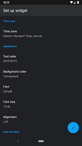 World Clock Widget screenshot 2