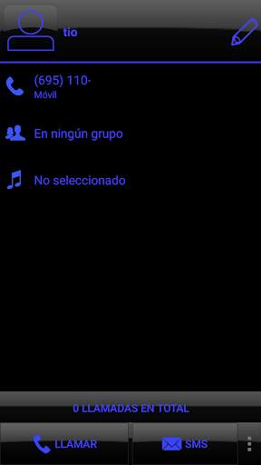 THEME BIG DARK BLUE EXDIALER screenshot 4