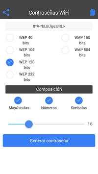 Generador contraseñas WiFi screenshot 3