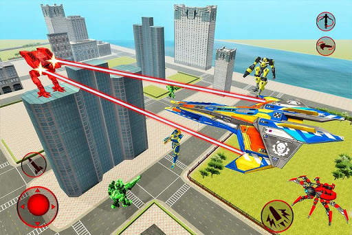 Mermaid Transform Robot: Air Jet Robot Games screenshot 4