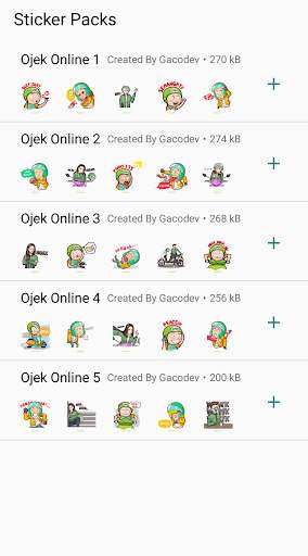 Sticker Wa Ojek Online screenshot 1
