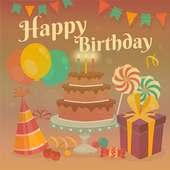 Birthday Song With Name, Age Calculator,Photo Cake logo
