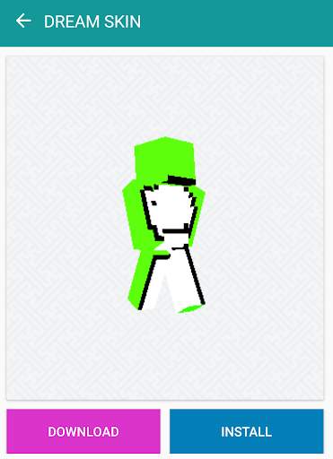 Dream Diamond Skin Minecraft screenshot 3