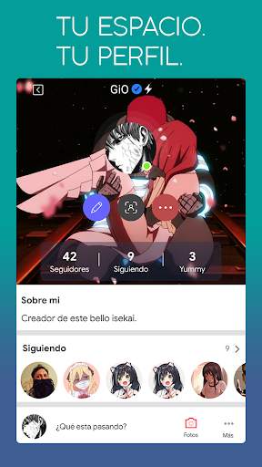 Porupo - Otaku Social Network screenshot 2