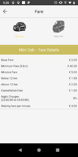 MyBabyCabs screenshot 5